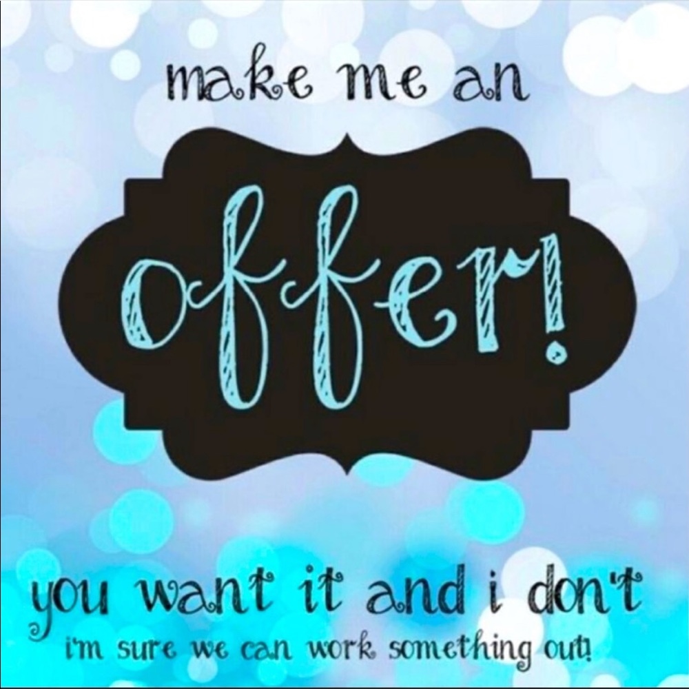 Everything is negotiable!